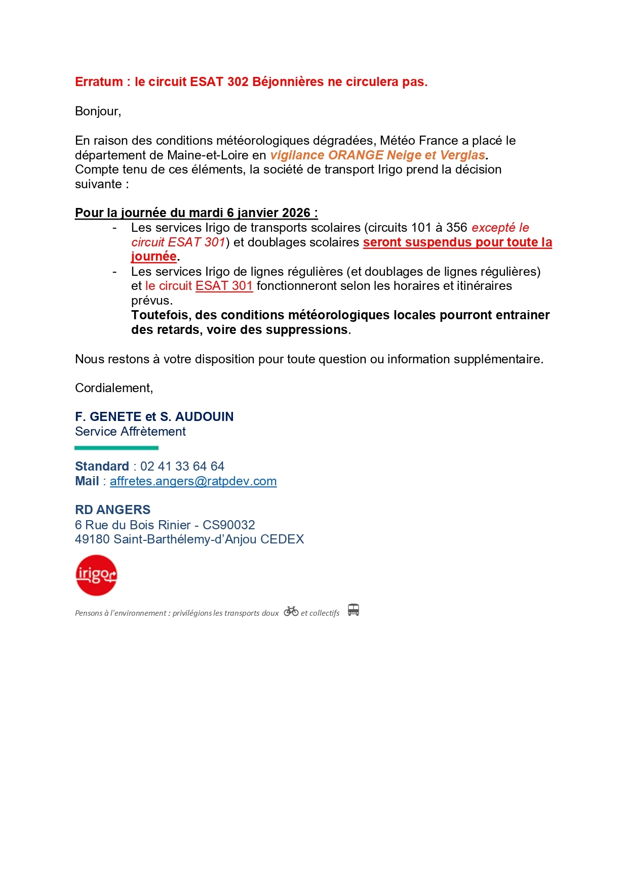 transports scolaires